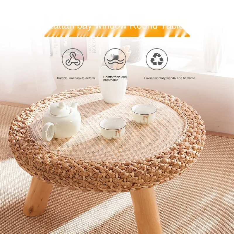 Minimalist rattan tatami coffee table comfortable breathable small desk all-match home tablo
Minimalist rattan tatami coffee table comfortable breathable small desk all-match home tablo
