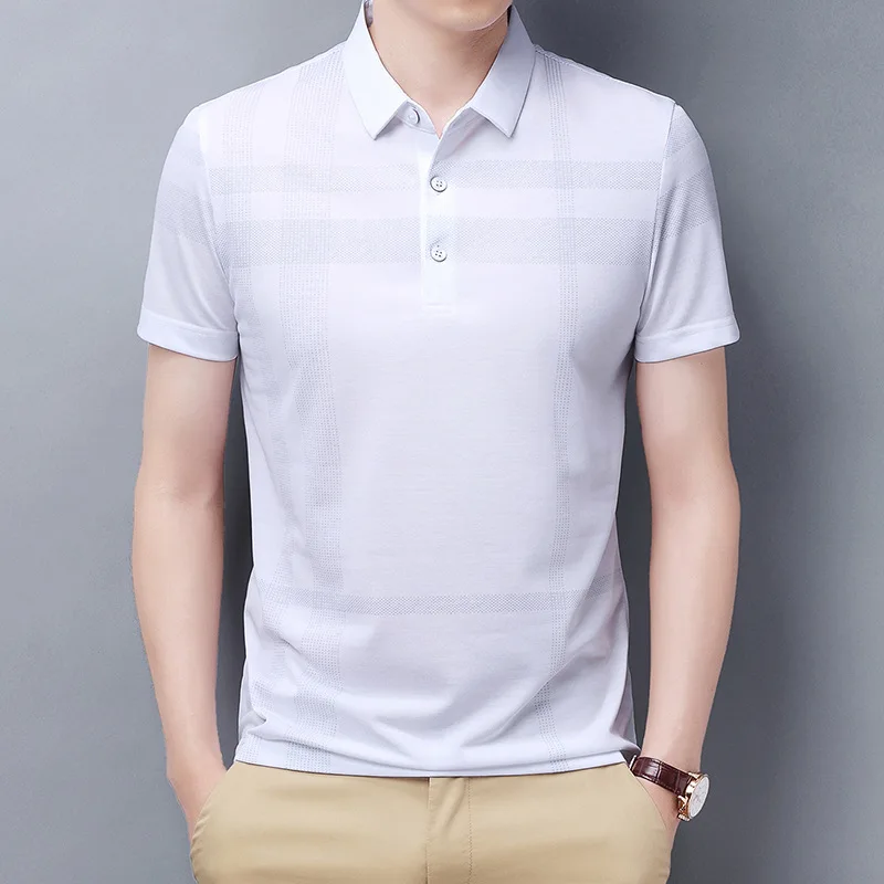 2021 summer men's Polo Shirt Short Sleeve fashion brand formal casual business Lapel T-shirt leading T-shirt 
2021 summer men's Polo Shirt Short Sleeve fashion brand formal casual business Lapel T-shirt leading T-shirt