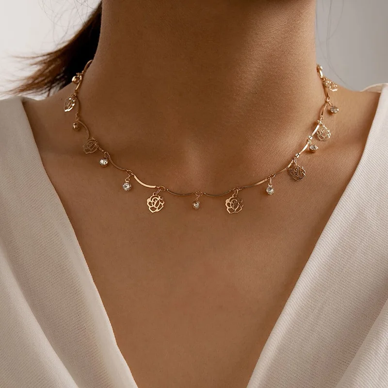 Docona модное ожерелье с розой для женщин романтическая Геометрическая ажурная Регулируемая цепочка до ключиц женская свадебная бижутерия по...
Docona модное ожерелье с розой для женщин романтическая Геометрическая ажурная Регулируемая цепочка до ключиц женская свадебная бижутерия по...