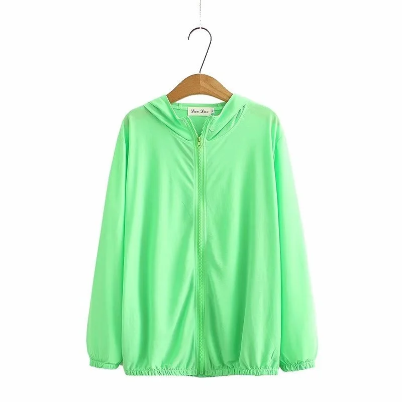 Plus Size XL-3XL Women's Hooded Sun-protection Jackets Long Sleeved Solid Summer Autumn Casual Outerwear
Plus Size XL-3XL Women's Hooded Sun-protection Jackets Long Sleeved Solid Summer Autumn Casual Outerwear