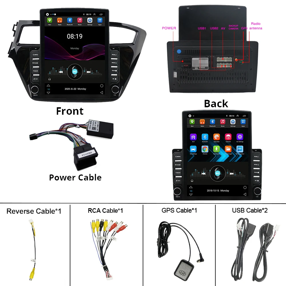 2 DIN Android 9.0 Car Multimedia Player For Hyundai I20 2015 2016 2017 2018 GPS Navigation Stereo Car Radio DVD Head Unit DVD 
2 DIN Android 9.0 Car Multimedia Player For Hyundai I20 2015 2016 2017 2018 GPS Navigation Stereo Car Radio DVD Head Unit DVD
