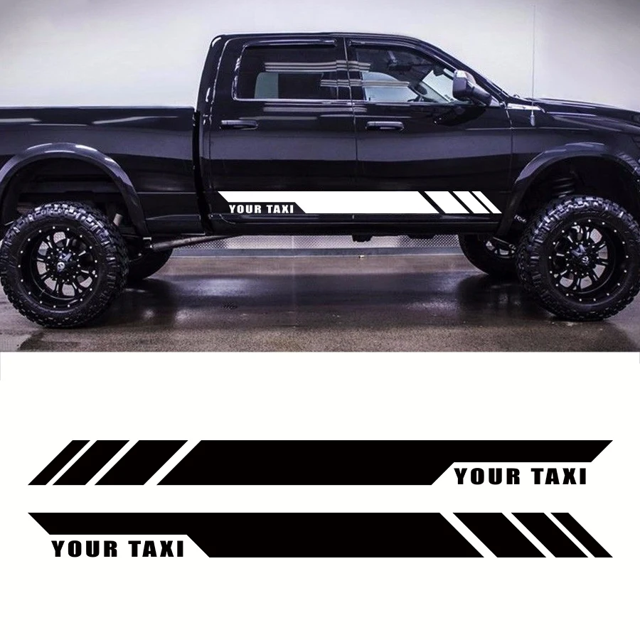 Car accessories 2 Pcs Gradient side door stripe graphic Vinyl car sticker fit for dodge ram crew cab 6'4 box
Car accessories 2 Pcs Gradient side door stripe graphic Vinyl car sticker fit for dodge ram crew cab 6'4 box