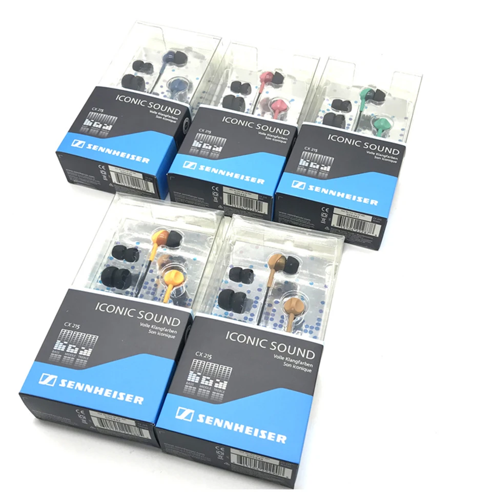 Sennheiser CX215 Deep Bass Stereo Earphone 3.5mm Wired Headset Sport Running Earbuds HIFI Headphone for iPhone Androd Music Game
Sennheiser CX215 Deep Bass Stereo Earphone 3.5mm Wired Headset Sport Running Earbuds HIFI Headphone for iPhone Androd Music Game