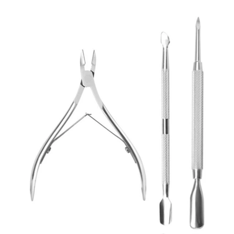 3pcs/set Nail Cuticle Scissors Pusher Remover Cutter Stainless Steel Cuticle Nipper Clipper Manicure Nail Art Tool Set
3pcs/set Nail Cuticle Scissors Pusher Remover Cutter Stainless Steel Cuticle Nipper Clipper Manicure Nail Art Tool Set