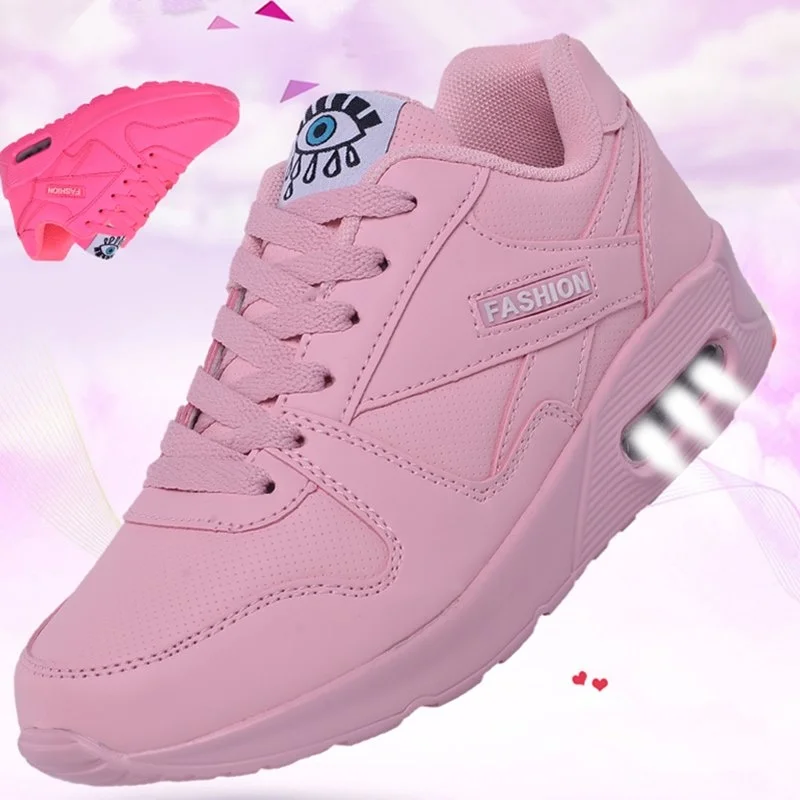 Women Trainers Running Shoes Pu Leather White Fashion Sneakers 2020 Sneakers Ladies Outdoor Sport Shoes Breathable Air Cushion
Women Trainers Running Shoes Pu Leather White Fashion Sneakers 2020 Sneakers Ladies Outdoor Sport Shoes Breathable Air Cushion