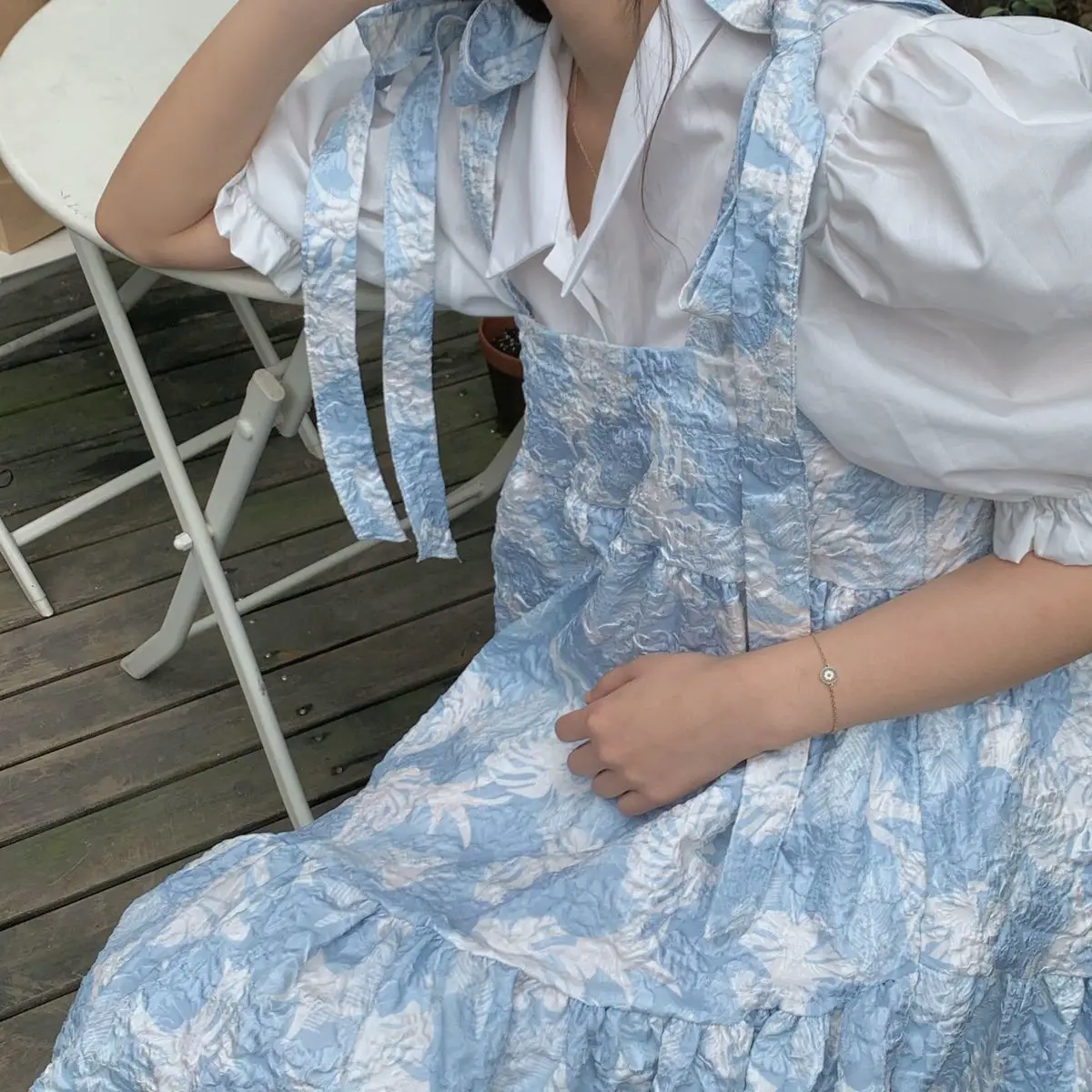 Women Kawaii Sets Puff Sleeve Tops Printed Bandage Dress Baggy Fresh Students Princess Teenagers Soft Lovely Girls Trendy Casual 
Women Kawaii Sets Puff Sleeve Tops Printed Bandage Dress Baggy Fresh Students Princess Teenagers Soft Lovely Girls Trendy Casual