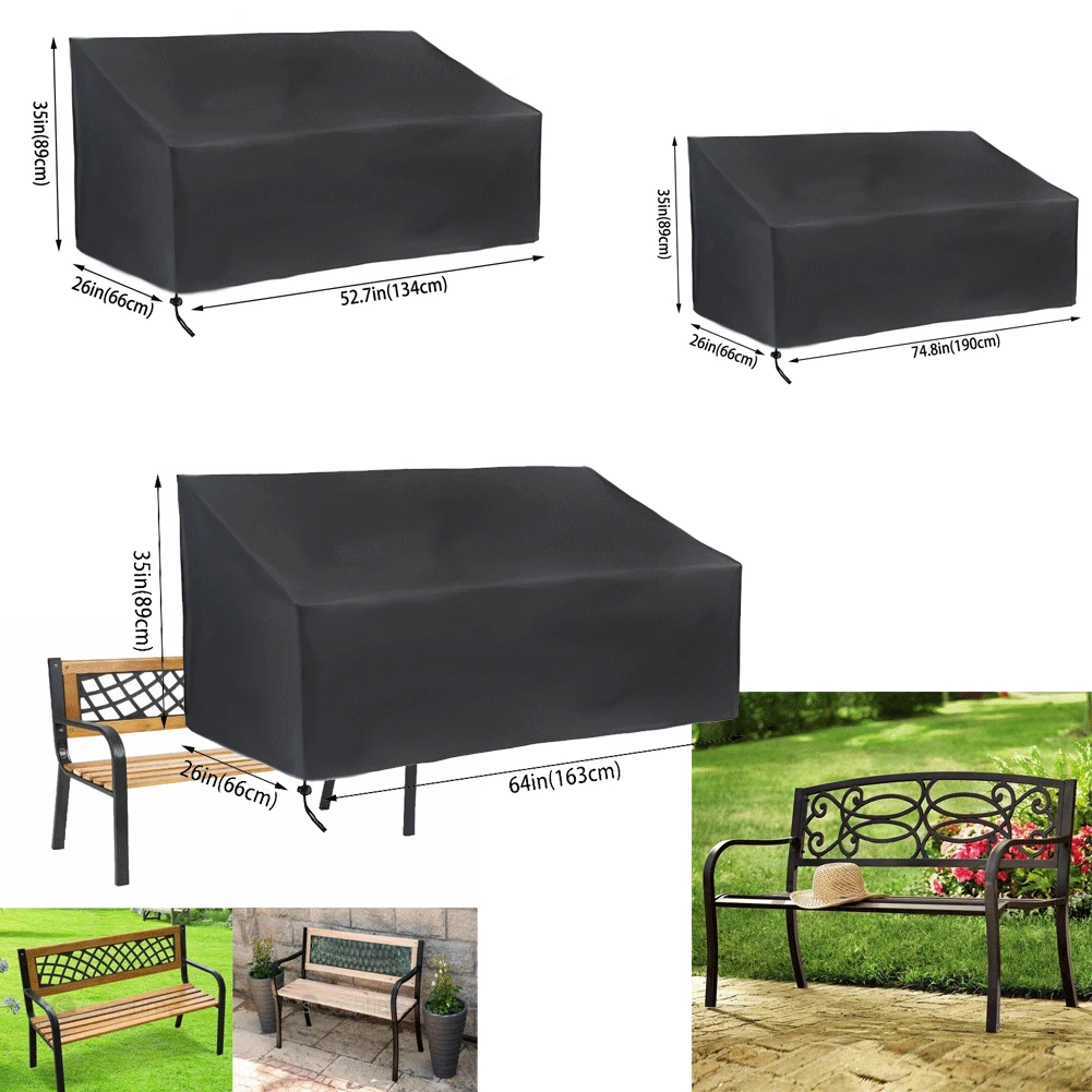 1pc Heavy Duty Outdoor Furniture Cover Garden Couch 2, 3, 4 Seater Bench Seat Cover Oxford Fabric Garden Lawn Patio Covers
1pc Heavy Duty Outdoor Furniture Cover Garden Couch 2, 3, 4 Seater Bench Seat Cover Oxford Fabric Garden Lawn Patio Covers