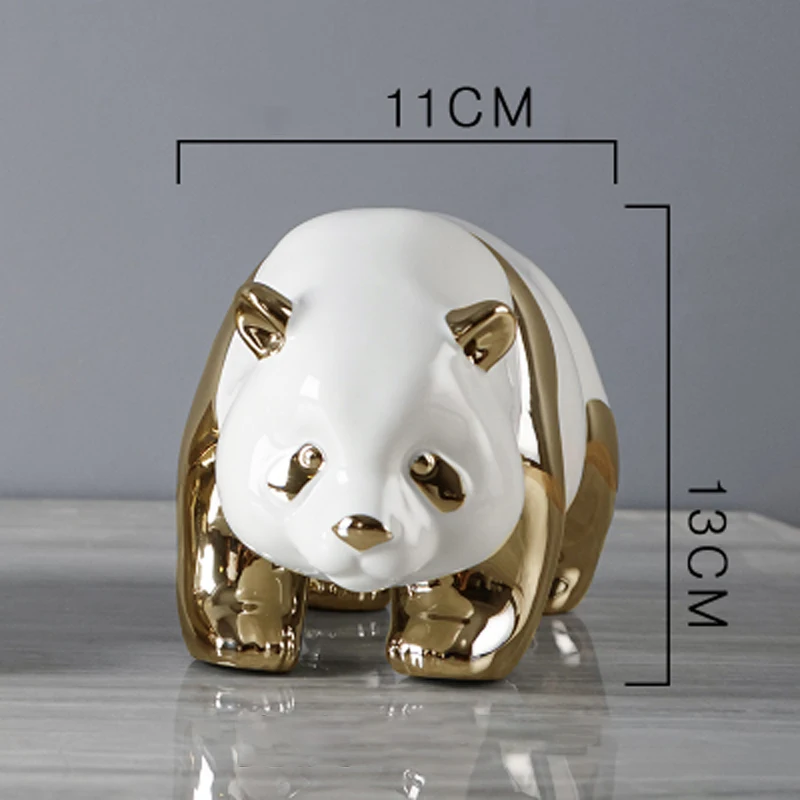 GOPLUS modern panda ceramic decoration creative living room TV cabinet home crafts household decoration 
GOPLUS modern panda ceramic decoration creative living room TV cabinet home crafts household decoration