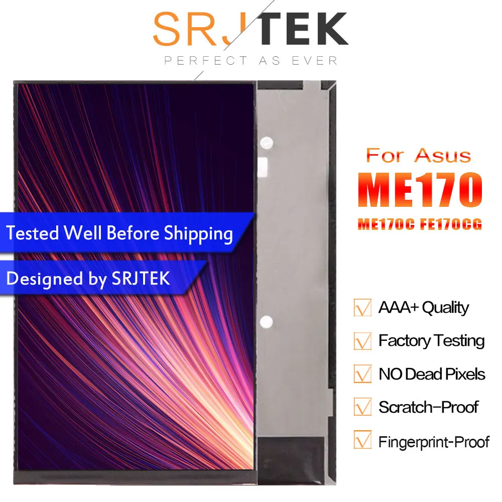 Srjtek для Asus Fonepad 7 2014 FE170CG ME170C ME170 K012 ME170 ЖК-дисплей панель экран монитор Ремонт Запасные части
Srjtek для Asus Fonepad 7 2014 FE170CG ME170C ME170 K012 ME170 ЖК-дисплей панель экран монитор Ремонт Запасные части