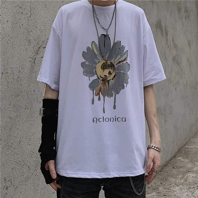 wholesale tshirt short sleeved printing women men causal loose fashion harajuku t shirt Oversized tops shirts summer 2021 new 
wholesale tshirt short sleeved printing women men causal loose fashion harajuku t shirt Oversized tops shirts summer 2021 new