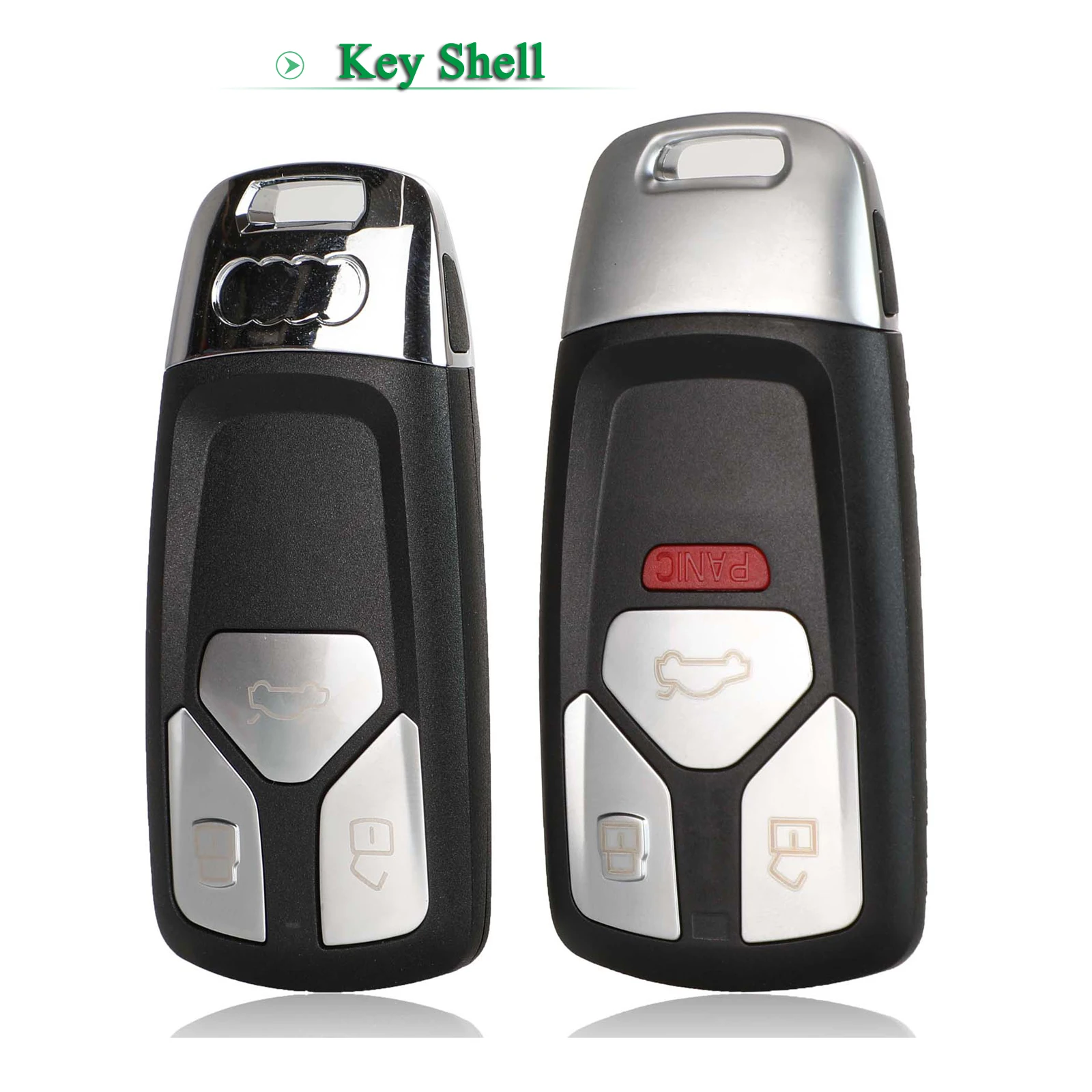 Bilchave 3/4 кнопки дистанционного смарт автомобиля ключ оболочки для Audi TT A4 A5 S4 S5 Q7 SQ7