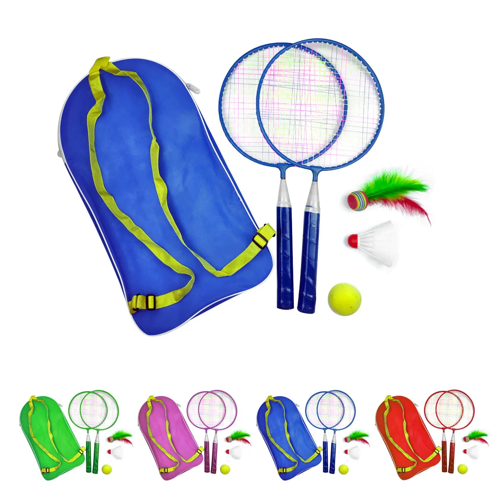 1 Set Outdoor Sports With Shuttlecock Outdoor Games Child Sport Educational With Backpack Badminton Racket Kid Baby 
1 Set Outdoor Sports With Shuttlecock Outdoor Games Child Sport Educational With Backpack Badminton Racket Kid Baby