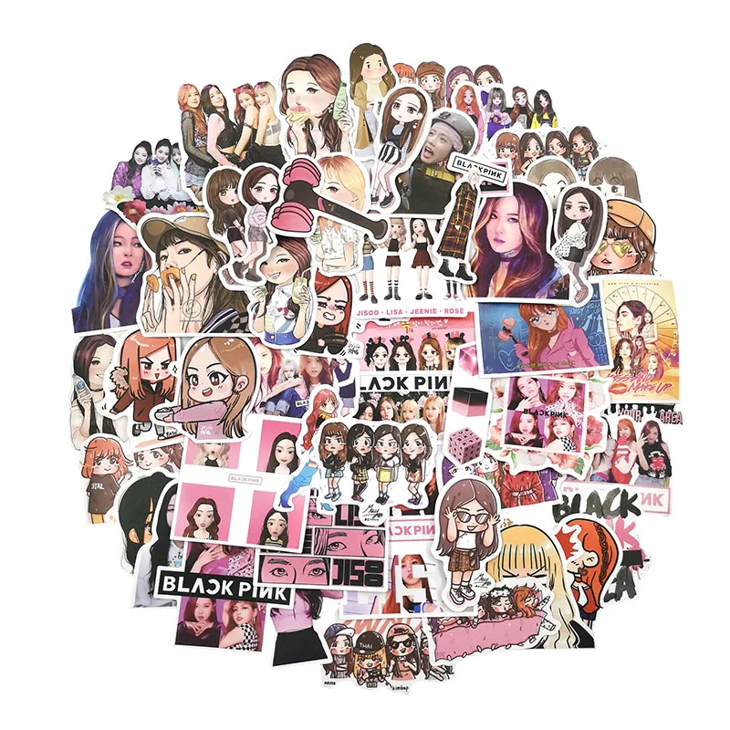 54Pcs Kpop Women Team Cartoon Stickers For Luggage, Skateboard, Refrigerator, Car, Guitar DIY
54Pcs Kpop Women Team Cartoon Stickers For Luggage, Skateboard, Refrigerator, Car, Guitar DIY