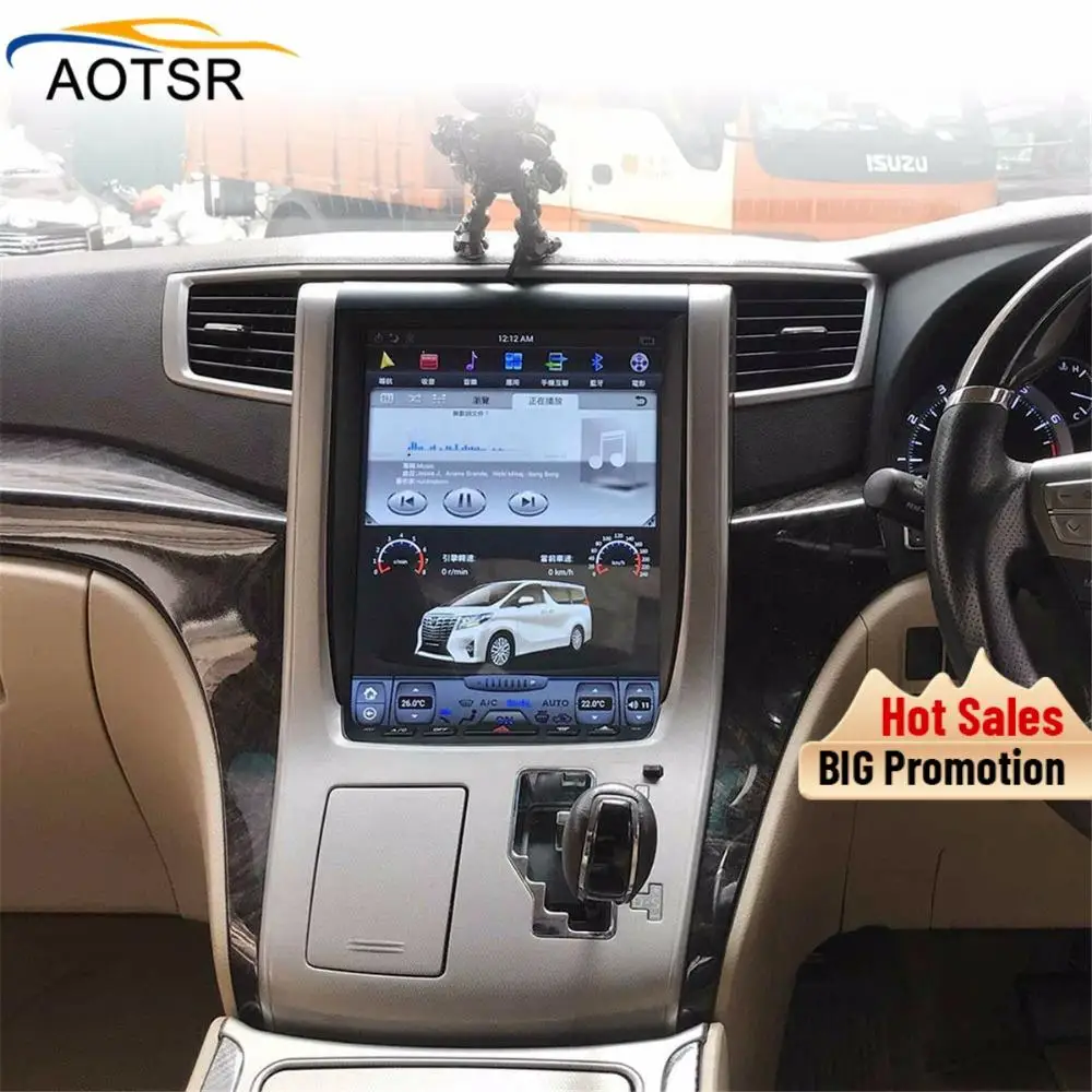 PX6 вертикальный экран Tesla style Android 8,1 автомобильный мультимедийный плеер для Toyota Alphard Vellfir 2007-2013 автомобильное радио стерео головное устройств...
PX6 вертикальный экран Tesla style Android 8,1 автомобильный мультимедийный плеер для Toyota Alphard Vellfir 2007-2013 автомобильное радио стерео головное устройств...