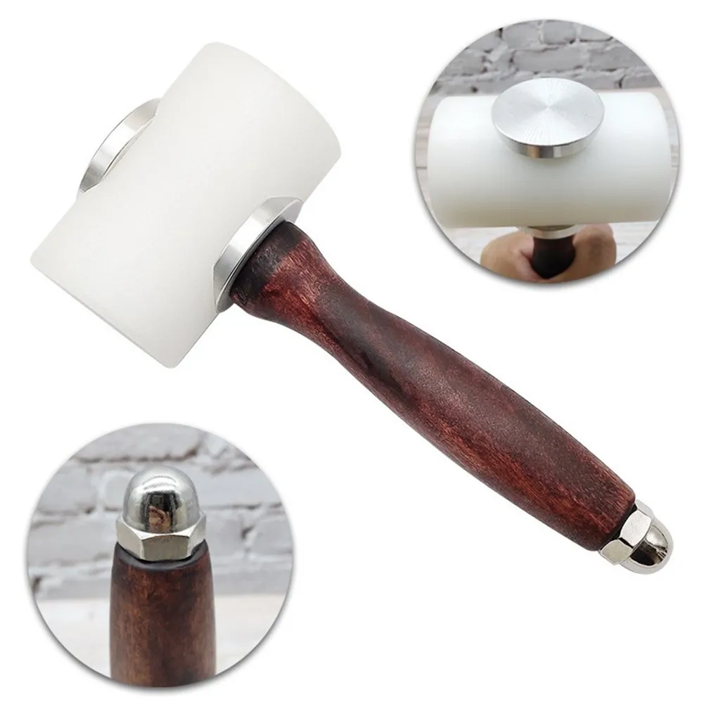 Leather Nylon Mallet Hammer Wooden Handle For Leathercraft Carving Stamping DIY For Leathercraft Carving Stamping Hammer
Leather Nylon Mallet Hammer Wooden Handle For Leathercraft Carving Stamping DIY For Leathercraft Carving Stamping Hammer