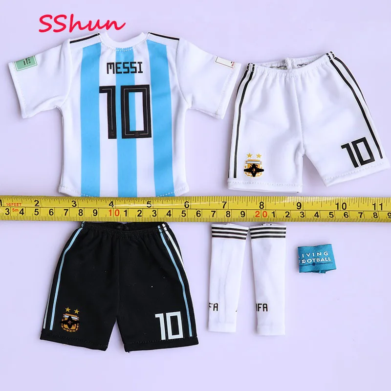 1/6 Scale Male Messi Messi jersey Soldier clothes model suitable for 12'' Action Figure doll with plastic body
1/6 Scale Male Messi Messi jersey Soldier clothes model suitable for 12'' Action Figure doll with plastic body