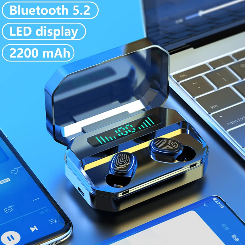 Портативная беспроводная гарнитура 9d с микрофоном, Bluetooth 5.2, 2200 мА/ч, зарядный чехол, водонепроницаемые Hi-Fi стереонаушники для спорта
Портативная беспроводная гарнитура 9d с микрофоном, Bluetooth 5.2, 2200 мА/ч, зарядный чехол, водонепроницаемые Hi-Fi стереонаушники для спорта
