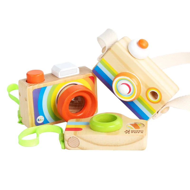 Wooden Camera Toy Multi-prism Kaleidoscope Creative Simulation SLR Camera Kids Pretend Play Education Toys For Children Kids
Wooden Camera Toy Multi-prism Kaleidoscope Creative Simulation SLR Camera Kids Pretend Play Education Toys For Children Kids