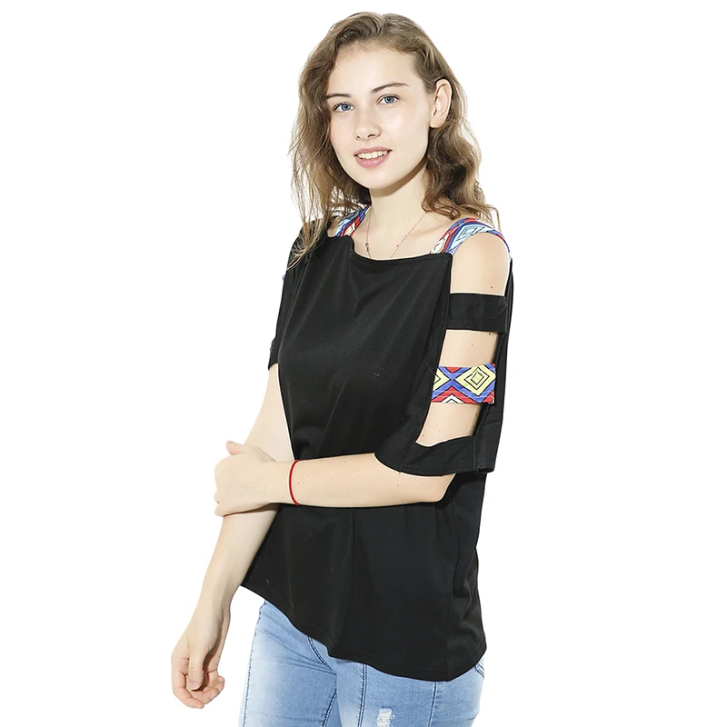 Summer Long Tops Slim Shirt Tshirt Women Autumn Women T-shirt Patchwork T-shirts Female Shoulder Off T Sleeve
Summer Long Tops Slim Shirt Tshirt Women Autumn Women T-shirt Patchwork T-shirts Female Shoulder Off T Sleeve
