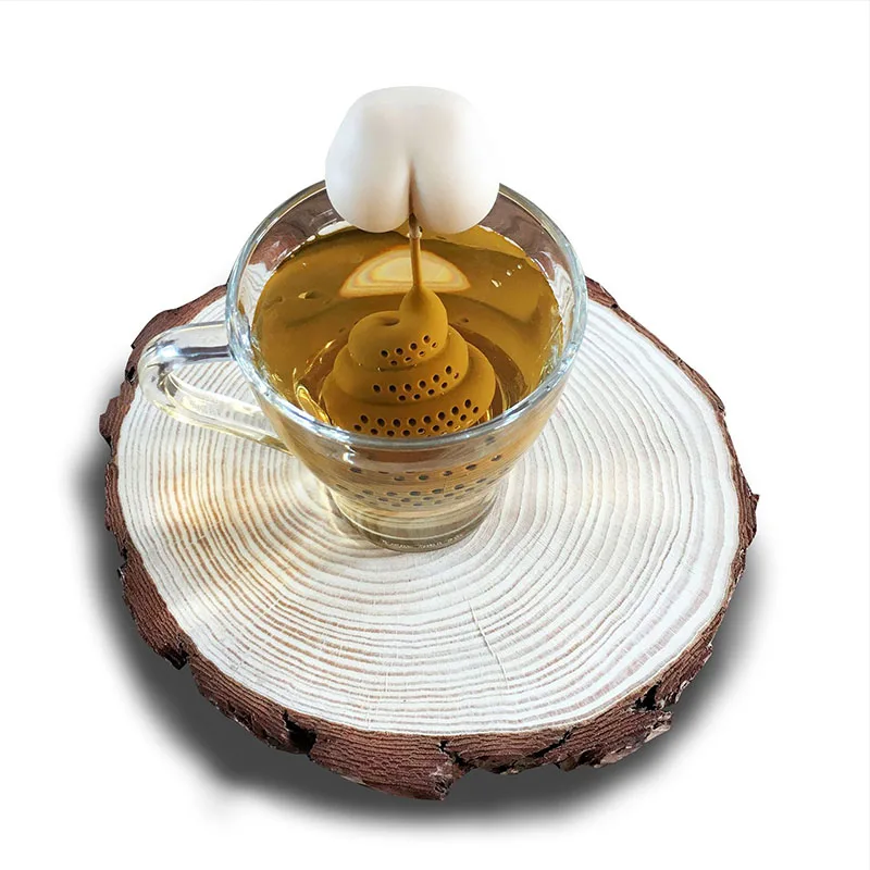 Poop Shaped Silicone Tea Infuser Bag Strainer Reusable Amazing Herb Spice Filter Diffuser Teapot Tea Leak Odorless Kitchen Tool
Poop Shaped Silicone Tea Infuser Bag Strainer Reusable Amazing Herb Spice Filter Diffuser Teapot Tea Leak Odorless Kitchen Tool
