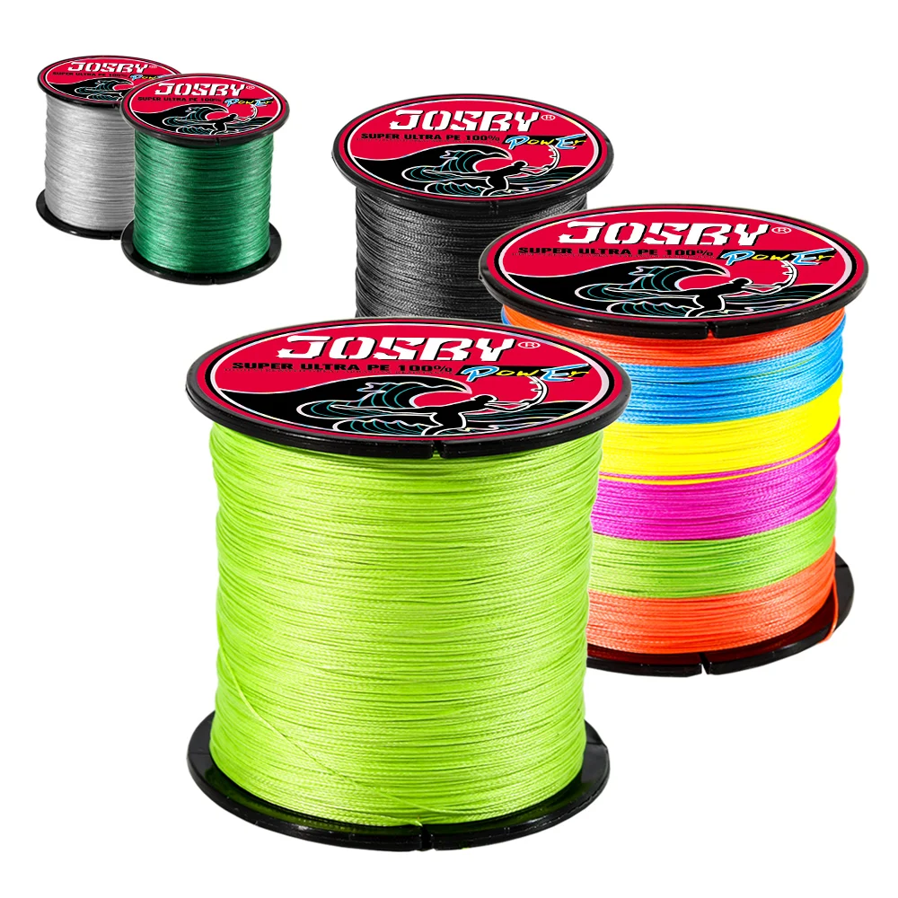 JOSBY Braided Fishing Line Multifilamen Multicolor 8 Strands 500M 300M 200M 150M 100M 18LB to 85LB Carp PE 100%
JOSBY Braided Fishing Line Multifilamen Multicolor 8 Strands 500M 300M 200M 150M 100M 18LB to 85LB Carp PE 100%