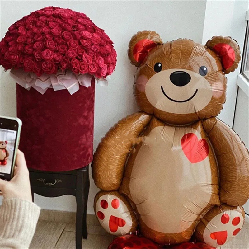 Love Heart Bear Foil Balloons Happy Birthday Valentine’s Day Party Decor Air Helium Globos Wedding Decorations Kids Toys Balloon
Love Heart Bear Foil Balloons Happy Birthday Valentine’s Day Party Decor Air Helium Globos Wedding Decorations Kids Toys Balloon