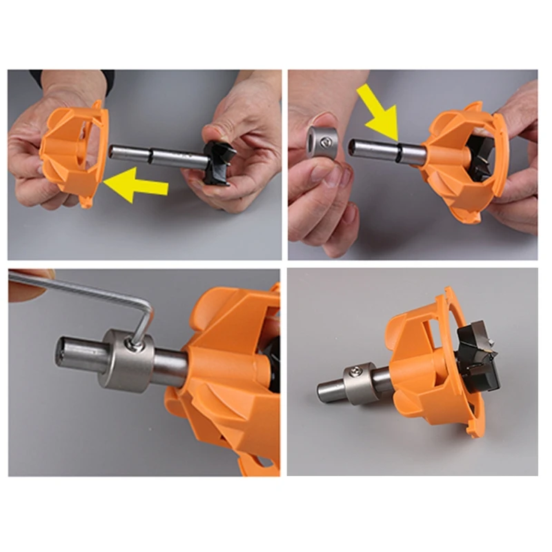 B2RA 1set Concealed 35MM Cup Style Hinge Jig Boring Hole Drill Wood Cutter Carpenter Guide Woodworking DIY Tool Yellow/Blue
B2RA 1set Concealed 35MM Cup Style Hinge Jig Boring Hole Drill Wood Cutter Carpenter Guide Woodworking DIY Tool Yellow/Blue