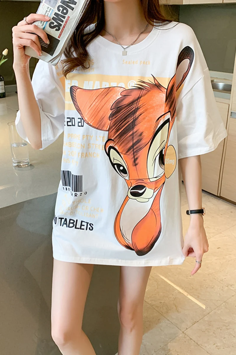 057# Summer Cartoon Printed Cotton Maternity Tees Large Size Loose T Shirt Clothes for Pregnant Women Pregnancy Casual Tops
057# Summer Cartoon Printed Cotton Maternity Tees Large Size Loose T Shirt Clothes for Pregnant Women Pregnancy Casual Tops