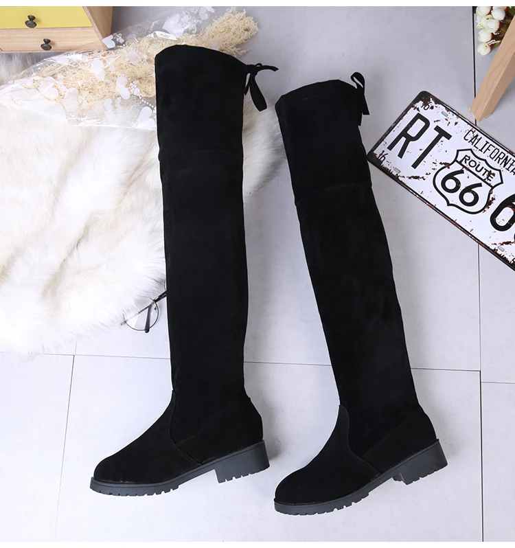 Women's Over-the-knee Boots Autumn New Sexy Thigh Boots Fashion Ladies Black Slim Knee-high Boots Long Boots Female Shoes
Women's Over-the-knee Boots Autumn New Sexy Thigh Boots Fashion Ladies Black Slim Knee-high Boots Long Boots Female Shoes