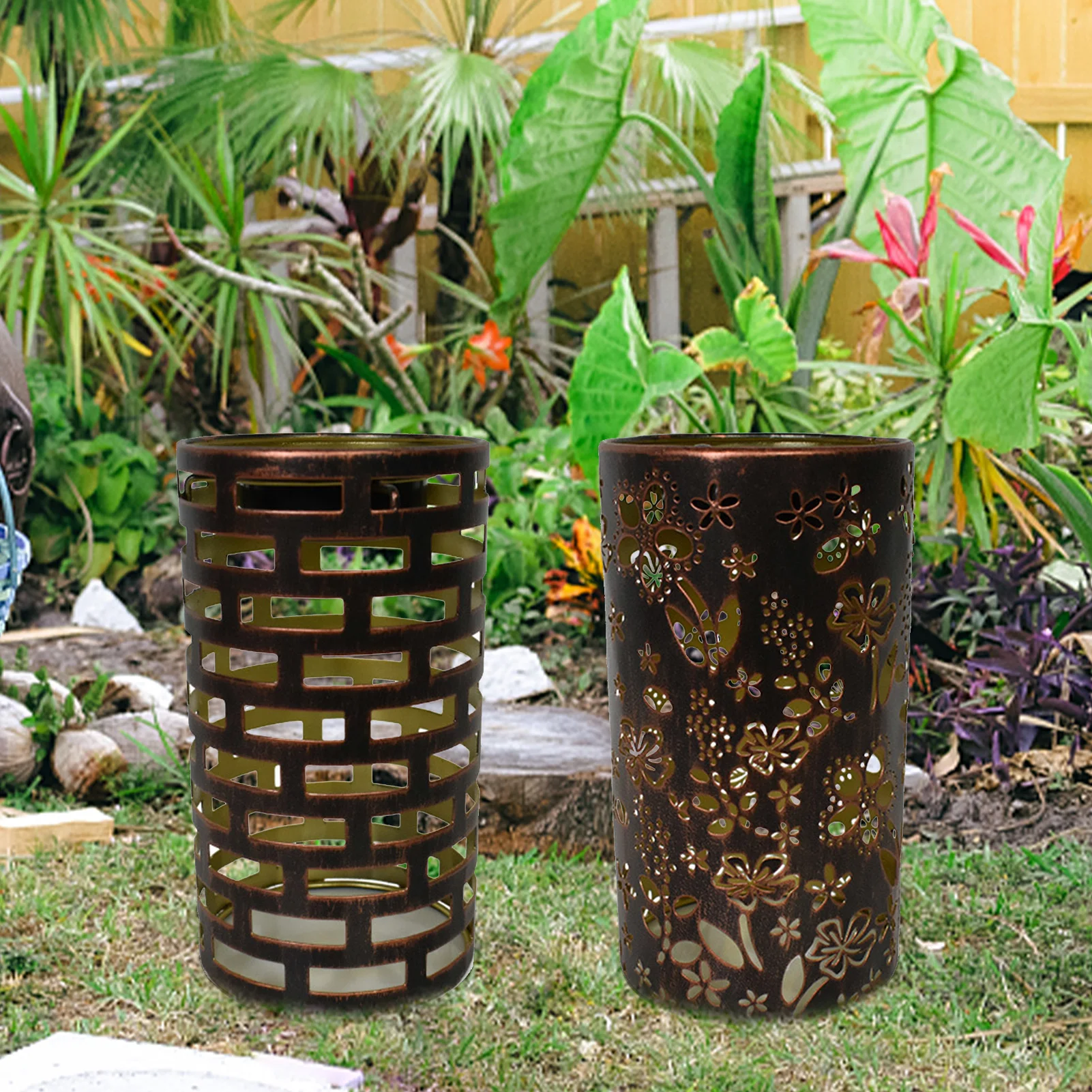 Полые садовые светильники на солнечной батарее, водонепроницаемые украшения для улицы, суперъяркие декоративные садовые фонари на солнечн...
Полые садовые светильники на солнечной батарее, водонепроницаемые украшения для улицы, суперъяркие декоративные садовые фонари на солнечн...