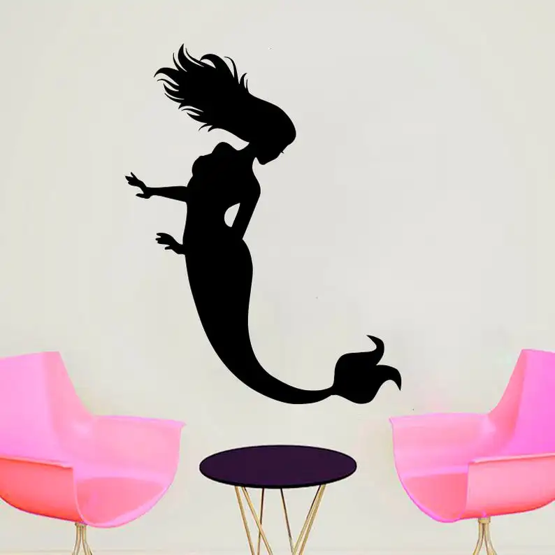Mermaid Wall Decals Nursery Decor Vinyl Wall Stickers Home Decoration for Living Room Sea Fish Wall Decal Window Decor C009 
Mermaid Wall Decals Nursery Decor Vinyl Wall Stickers Home Decoration for Living Room Sea Fish Wall Decal Window Decor C009