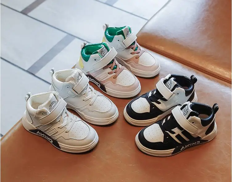 Children's High-top Shoes For Fall 2021 New Girls Thick-soled Casual Sports Boys Non-slip Breathable Fashion Basketball Shoes
Children's High-top Shoes For Fall 2021 New Girls Thick-soled Casual Sports Boys Non-slip Breathable Fashion Basketball Shoes