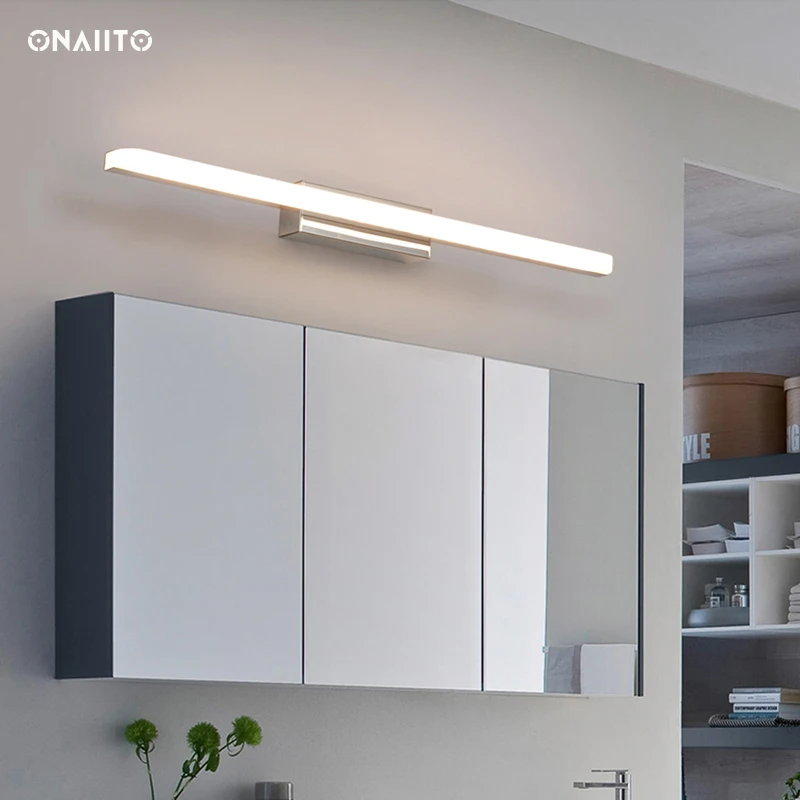 LED Mirror front light Acrylic Wall Light Bathroom cabinets Mirror Modern Washroom Makeup Light Silver Home decor Lighting Home
LED Mirror front light Acrylic Wall Light Bathroom cabinets Mirror Modern Washroom Makeup Light Silver Home decor Lighting Home