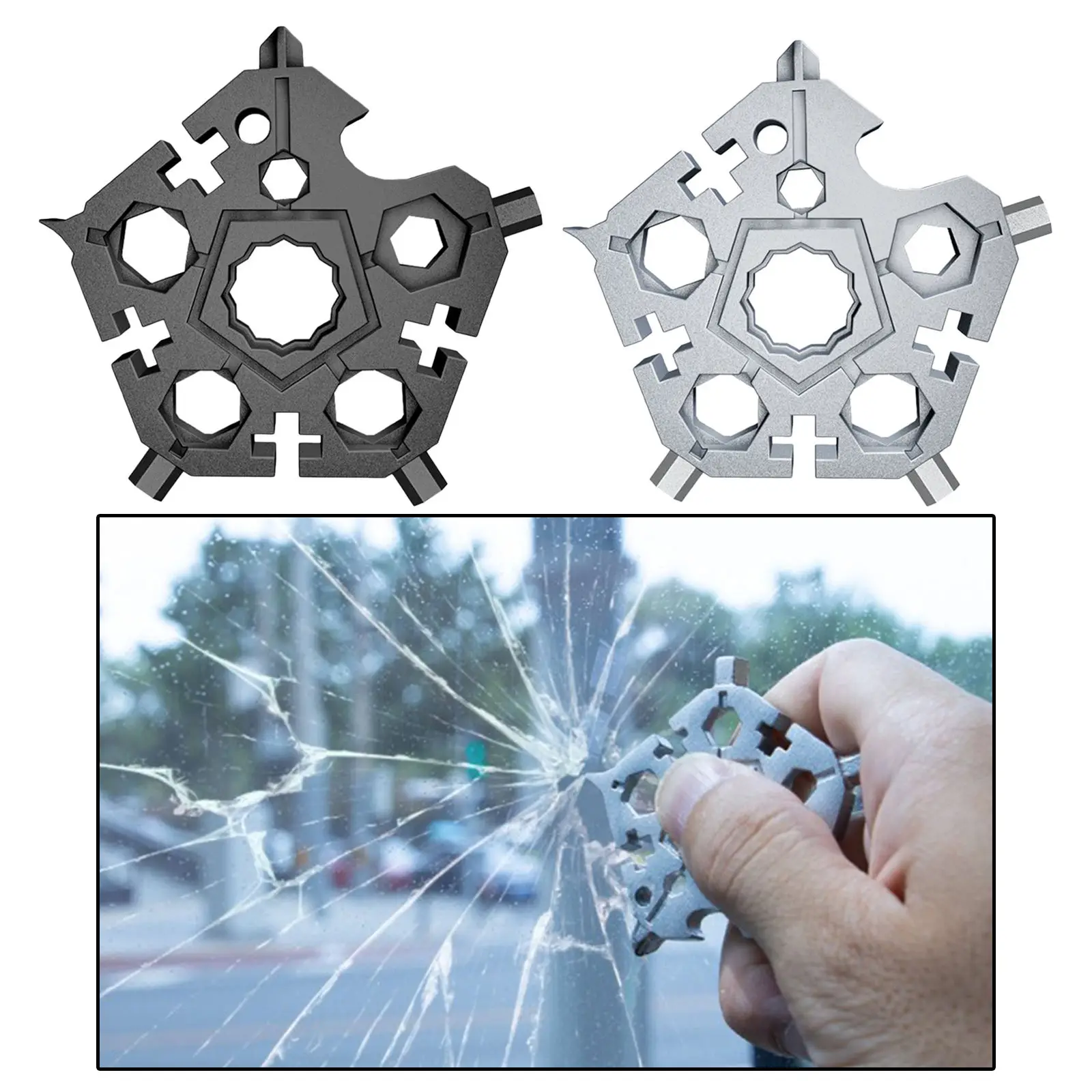 Multi-Function Spanner Carbon Steel Pocket Tool Multi-Tool for Travel Camping Men Gift
Multi-Function Spanner Carbon Steel Pocket Tool Multi-Tool for Travel Camping Men Gift