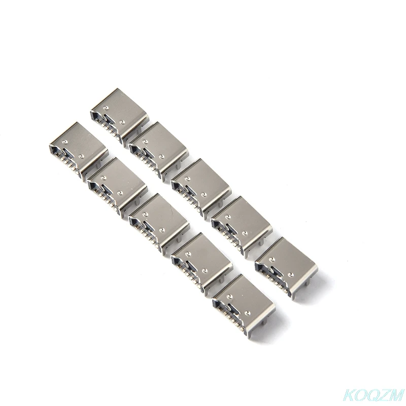 10pcs/lot 6 Pin SMT Socket Connector Micro USB Type C 3.1 Female Placement SMD DIP For PCB Design DIY High Current Charging
10pcs/lot 6 Pin SMT Socket Connector Micro USB Type C 3.1 Female Placement SMD DIP For PCB Design DIY High Current Charging