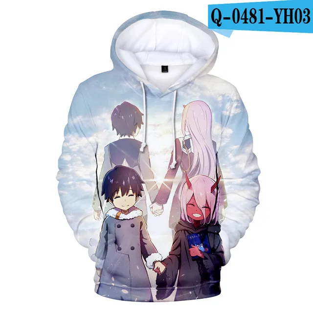 3D Детские толстовки DARLING In The FRANXX, хипстерское аниме Zero Two, Женская толстовка с капюшоном, милая Одежда для мальчиков и девочек, топы с капюшон...
3D Детские толстовки DARLING In The FRANXX, хипстерское аниме Zero Two, Женская толстовка с капюшоном, милая Одежда для мальчиков и девочек, топы с капюшон...