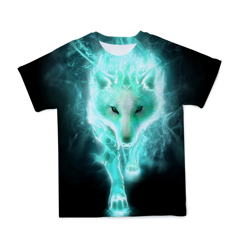 2021 Summer New Hot-Selling Men's 3D Wolf Figure T-Shirt Fashion Domineering Casual Wear Comfortable Short-Sleeved Street Wear
2021 Summer New Hot-Selling Men's 3D Wolf Figure T-Shirt Fashion Domineering Casual Wear Comfortable Short-Sleeved Street Wear