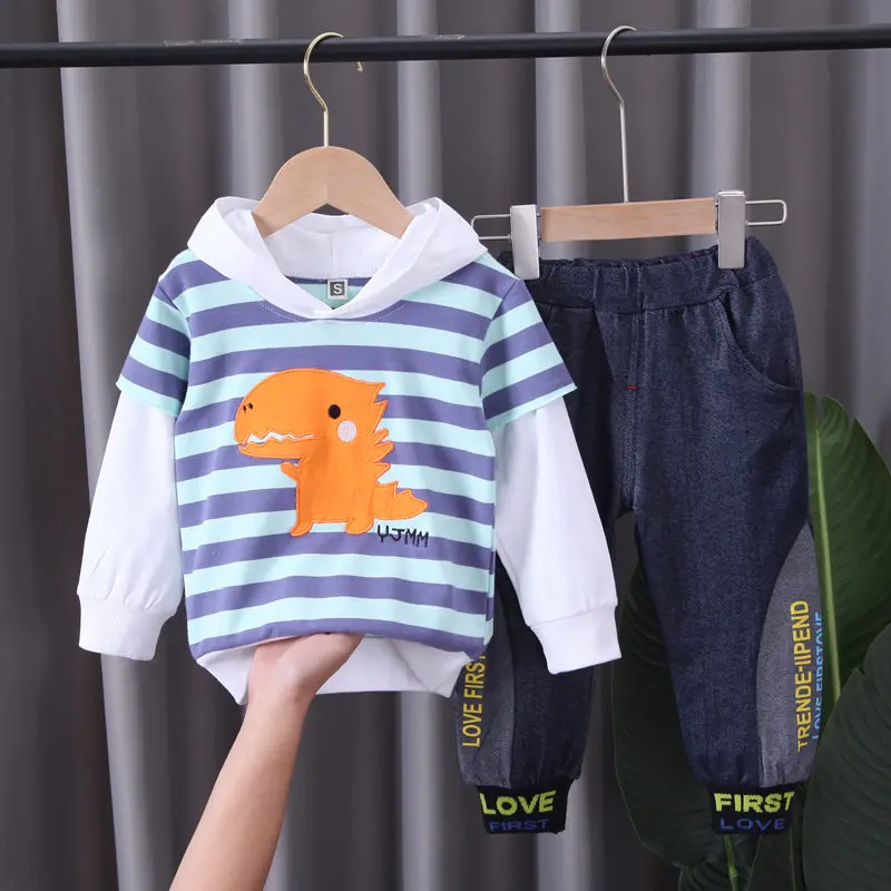 New 2021 Spring Autumn Children Clothes Baby Boys Girls Strips Cartoon Hppdies Jeans Pants 2Pcs/Set Kids Infant Clothing Toddler
New 2021 Spring Autumn Children Clothes Baby Boys Girls Strips Cartoon Hppdies Jeans Pants 2Pcs/Set Kids Infant Clothing Toddler