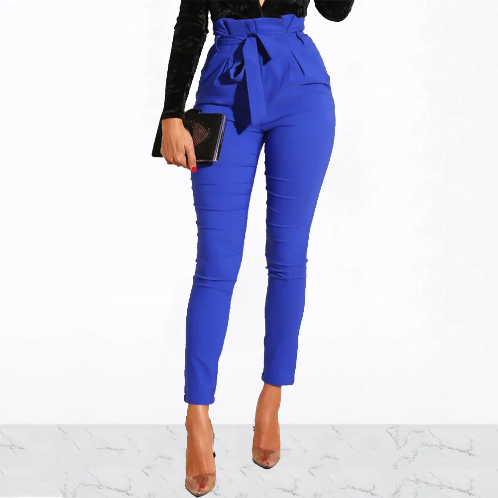 Plus Size Women Casual Slim High Waist Pencil Pants Office Lady Fashion Summer Streetwear Vintage Ruffles Trousers With Belt 
Plus Size Women Casual Slim High Waist Pencil Pants Office Lady Fashion Summer Streetwear Vintage Ruffles Trousers With Belt