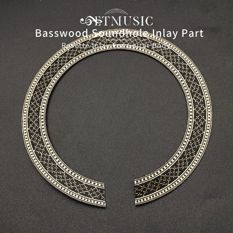 Classic Guitar Wood Inlaid Soundhole Rosette Inlay Guitar Body Project Parts,Black Color
Classic Guitar Wood Inlaid Soundhole Rosette Inlay Guitar Body Project Parts,Black Color