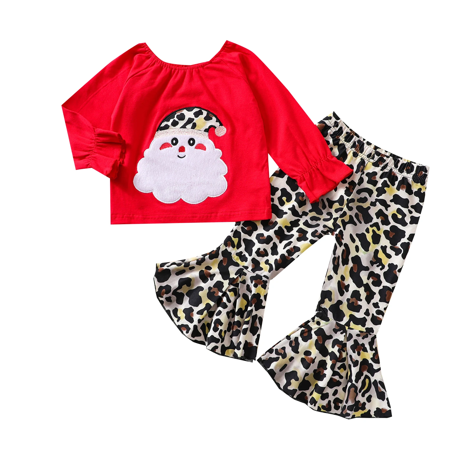 Рождественский комплект одежды для маленьких девочек из 2 предметов, футболка и брюки, милые топы с длинным рукавом и вышивкой Санта-Клауса ...
Рождественский комплект одежды для маленьких девочек из 2 предметов, футболка и брюки, милые топы с длинным рукавом и вышивкой Санта-Клауса ...