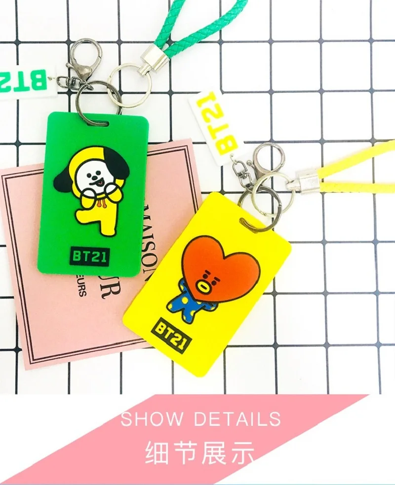 Корейская волна Bangtan Boys, креативный держатель для идентификационных карт, визитница для автобусной карты, брелок, подвеска, ювелирные издел...
Корейская волна Bangtan Boys, креативный держатель для идентификационных карт, визитница для автобусной карты, брелок, подвеска, ювелирные издел...