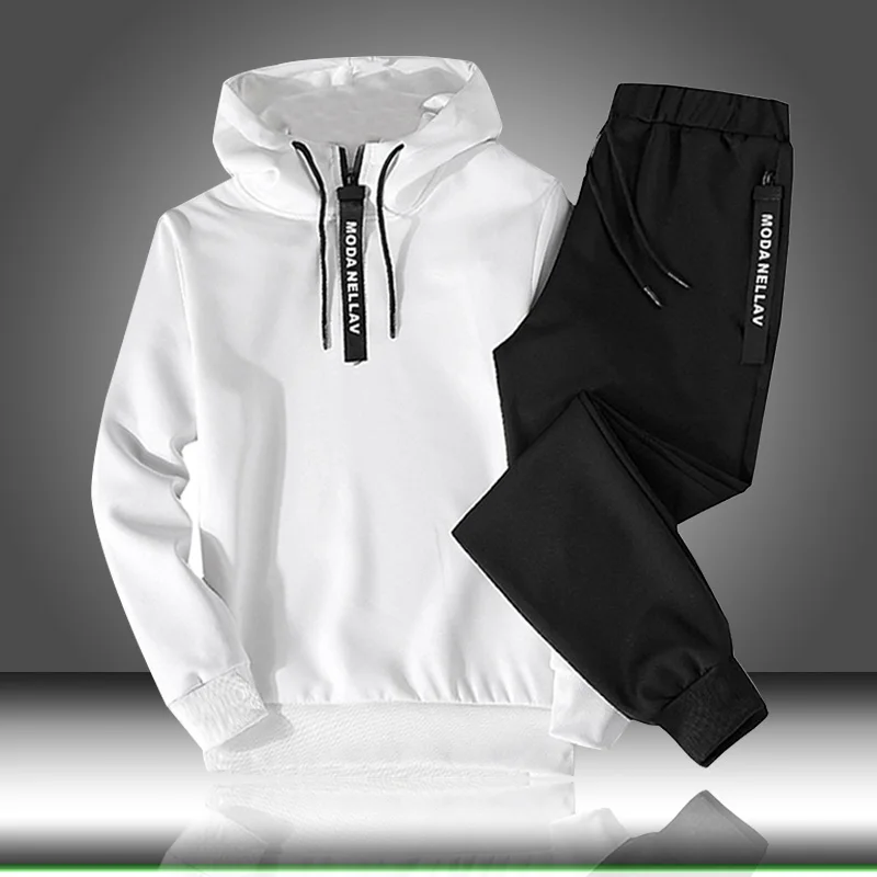 Sets Tracksuit Men Autumn Winter Hooded Sweatshirt Drawstring Outfit Sportswear 2021 Male Suit Pullover Two Piece Set Casual
Sets Tracksuit Men Autumn Winter Hooded Sweatshirt Drawstring Outfit Sportswear 2021 Male Suit Pullover Two Piece Set Casual