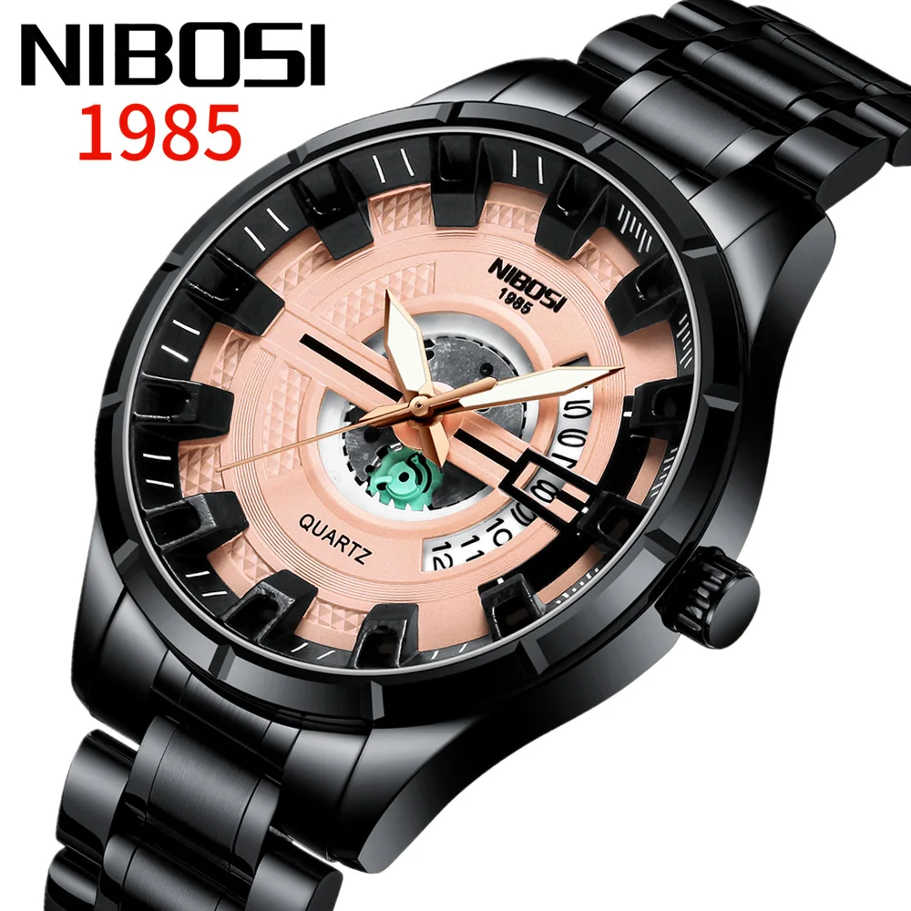 NIBOSI Men Luxury Watch Water Resistant Auto Date Man Wristwatch Business Luminous Black Sport Male Watch Relogio Masculino
NIBOSI Men Luxury Watch Water Resistant Auto Date Man Wristwatch Business Luminous Black Sport Male Watch Relogio Masculino