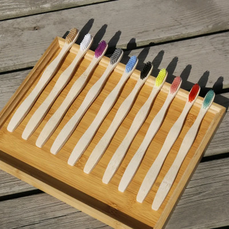 10pcs Adult Natural wave bamboo charcoal toothbrush wooden handle biodegradable teeth brushes environmental Oral Care
10pcs Adult Natural wave bamboo charcoal toothbrush wooden handle biodegradable teeth brushes environmental Oral Care