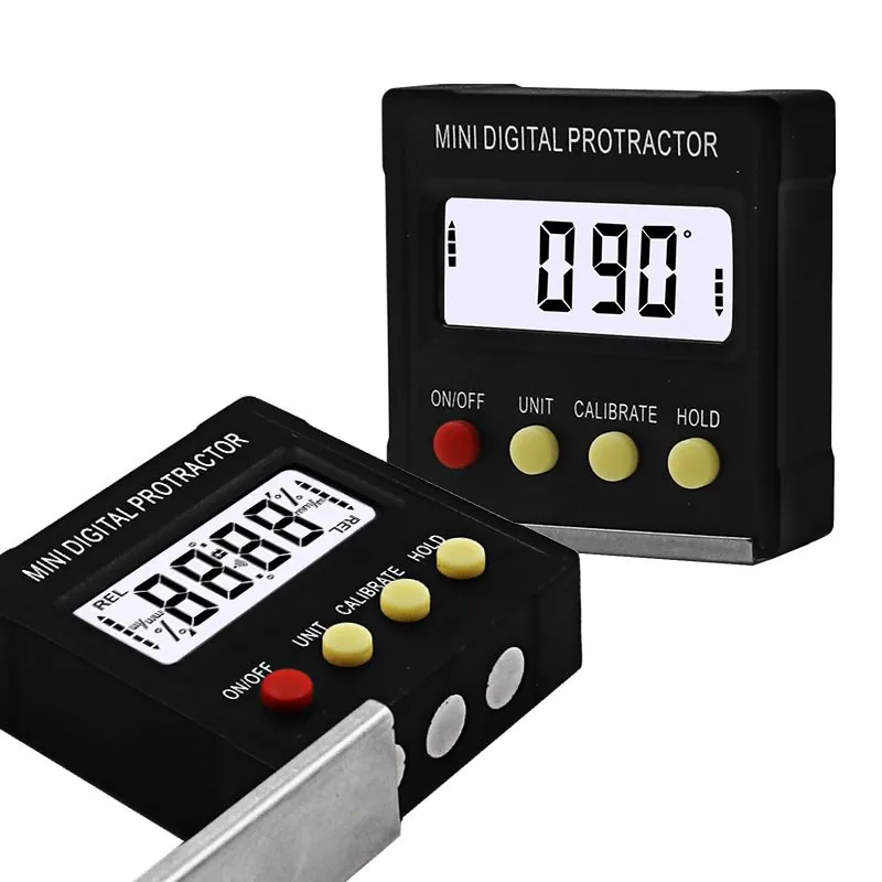 Angle Protractor Universal Bevel 360 Degree Mini Digital Protractor Inclinometer Electronic Level Box Tester Measuring Tools
Angle Protractor Universal Bevel 360 Degree Mini Digital Protractor Inclinometer Electronic Level Box Tester Measuring Tools