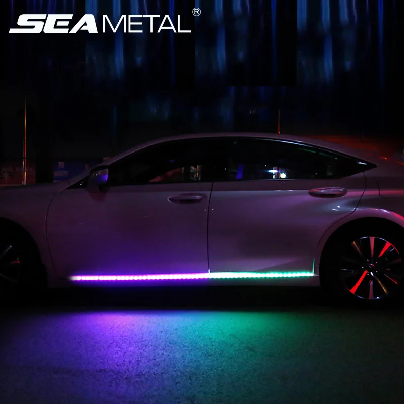 1set 2pcs Car Door Streamer Lights Waterproof Car Flexible RGB Light Strip LED Lamp With 12V USB Cigarette Drive Car Accessories
1set 2pcs Car Door Streamer Lights Waterproof Car Flexible RGB Light Strip LED Lamp With 12V USB Cigarette Drive Car Accessories