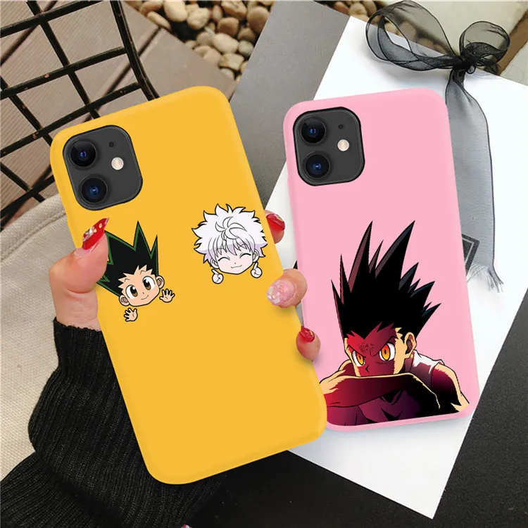 Чехол для телефона HUNTER x HxH Gon Killua аниме iPhone 11 pro X XS MAX XR 7 6S 8 Plus 10 силиконовый