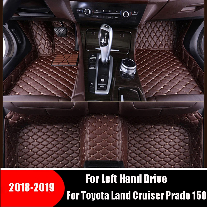 Автомобильные коврики для Toyota Land Cruiser Prado 150 2018 2019 5 сидений на заказ аксессуары