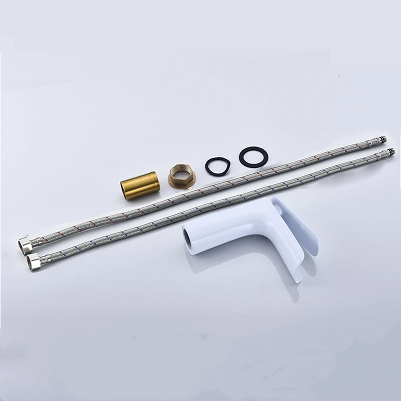 LIUYUE Basin Faucets White/Black Brass Single Handle Bathroom Open-type Waterfall Basin Faucet Cold Hot Water Sink Mixer Taps
LIUYUE Basin Faucets White/Black Brass Single Handle Bathroom Open-type Waterfall Basin Faucet Cold Hot Water Sink Mixer Taps